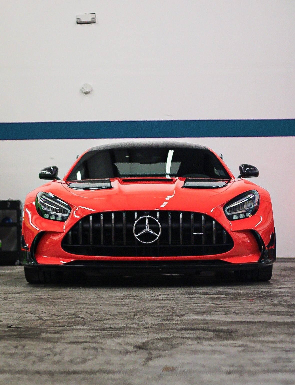 Orange Mercedes-AMG GT detail