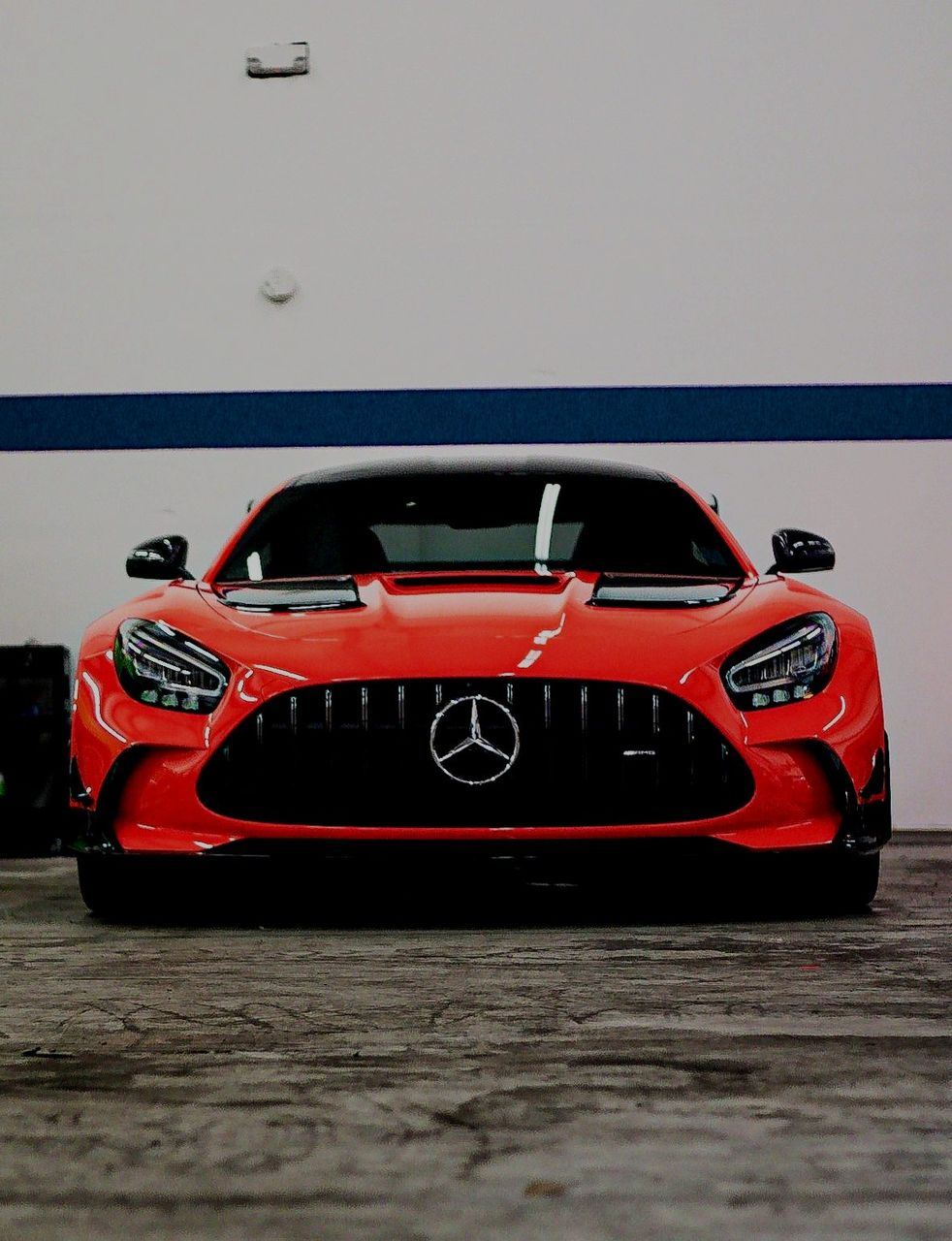 Orange Mercedes-AMG GT detail