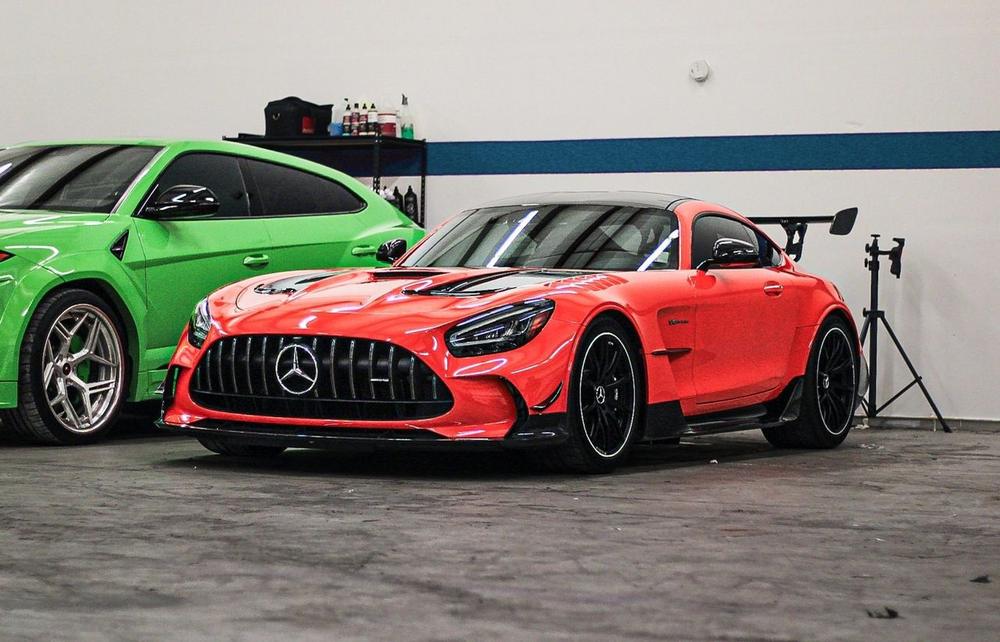 Red AMG ceramic coating profile